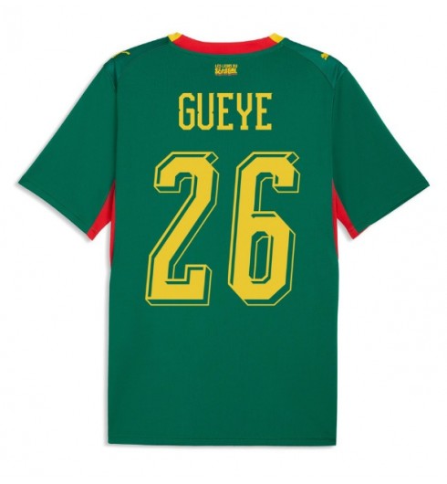 Senegal Pape Gueye #26 Vieraspaita MM-kisat 2026 Lyhythihainen Senegal Pape Gueye #26 Vieraspaita MM-kisat 2026 Lyhythihainen